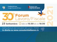 30° Forum Lavoro/Fiscale il 23 settembre