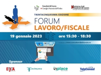 Tutto pronto per il 35° Forum Lavoro/Fiscale