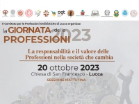La Giornata delle Professioni a Lucca il 20.10